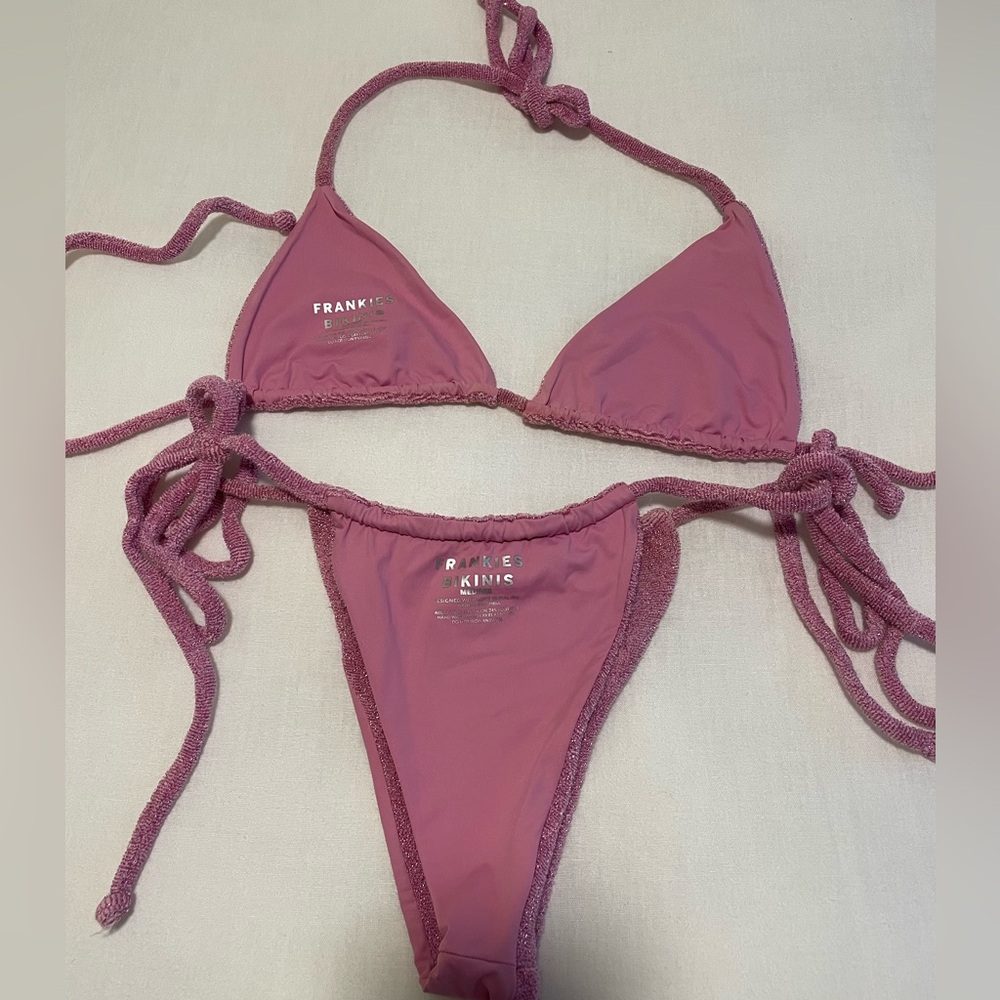Frankie's Bikinis Lavender Triangle Bikini - Picture 9 of 9